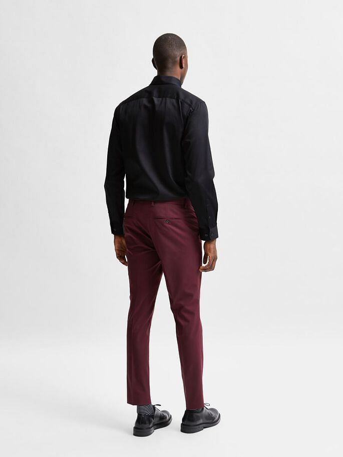 Burgundy trousers Soragna Capsule Collection  Made in Italy  Pini Parma