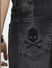 UNMATCHED by JACK&JONES Black Appliqué Detail Distressed Slim Jeans_407259+6