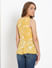 Yellow All Over Print Top