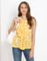 Yellow All Over Print Top