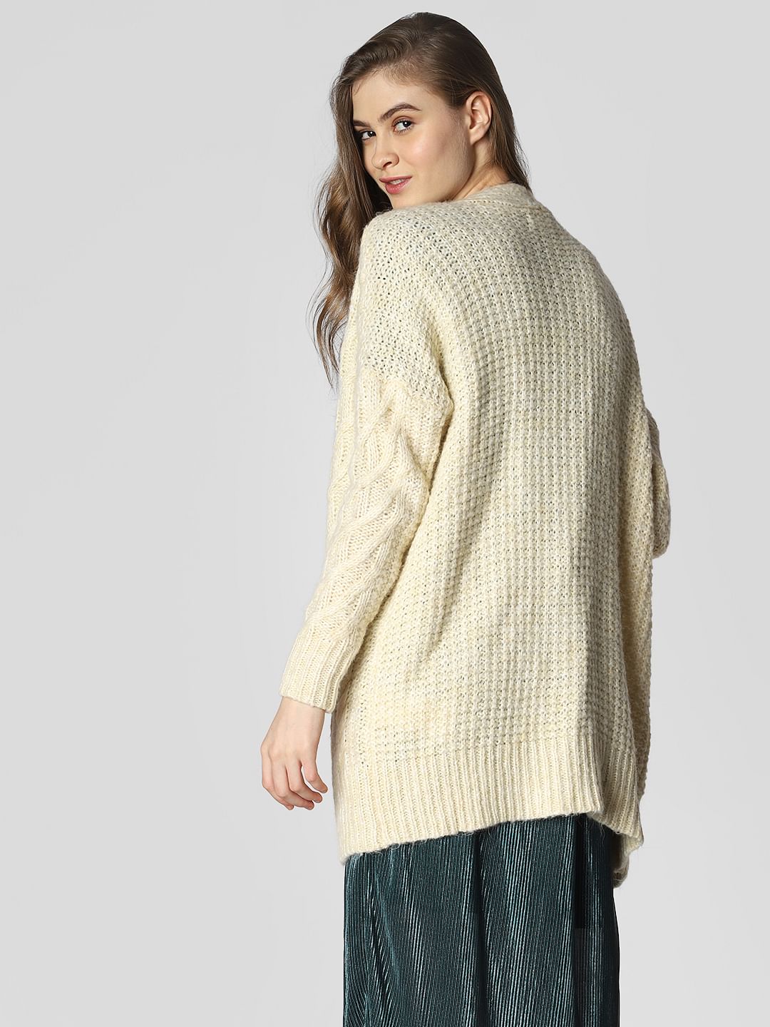 oversized cardigan cream