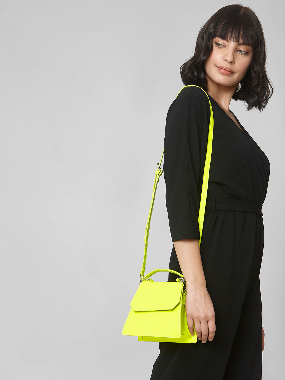 neon sling bag