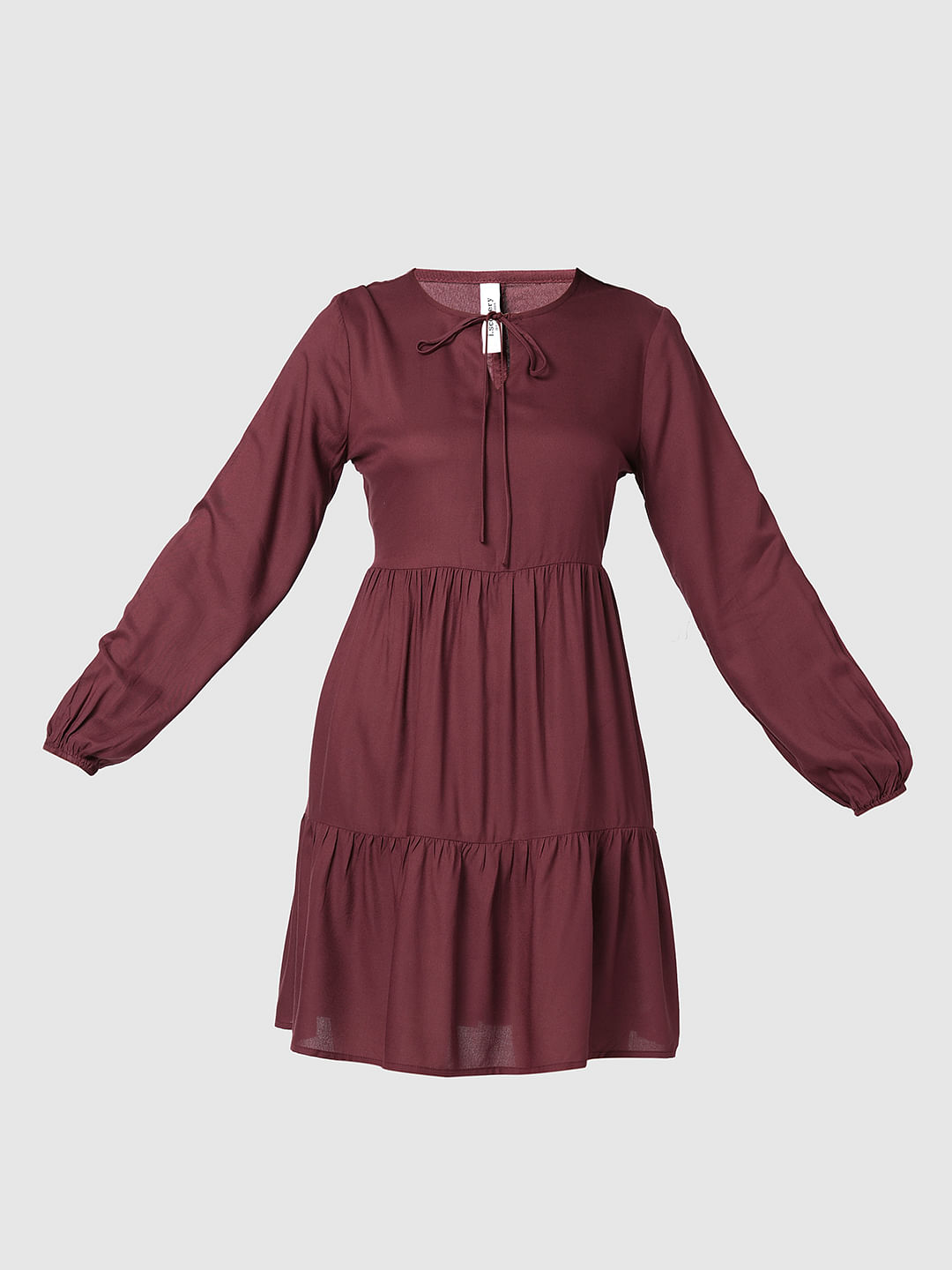 Vero moda hotsell maroon dress