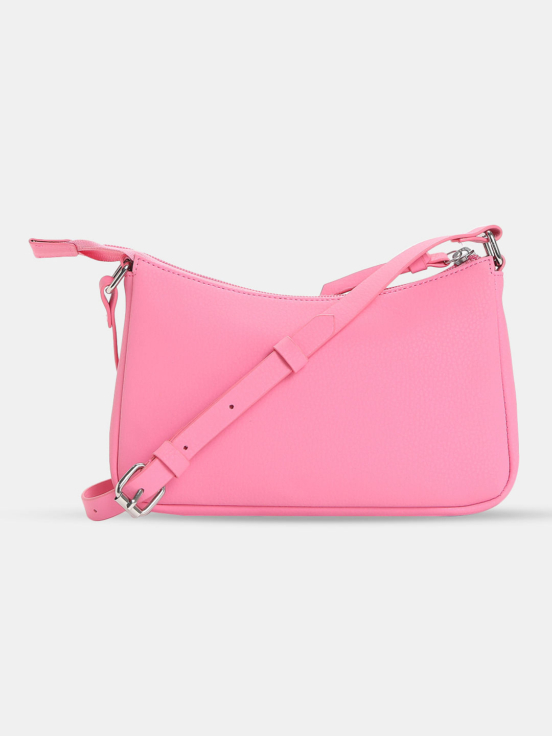 Versona | faux leather pink floral bag set