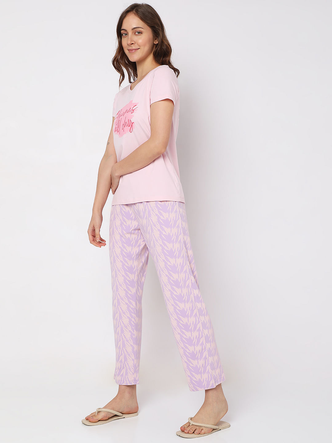 Pink jersey pyjamas new arrivals