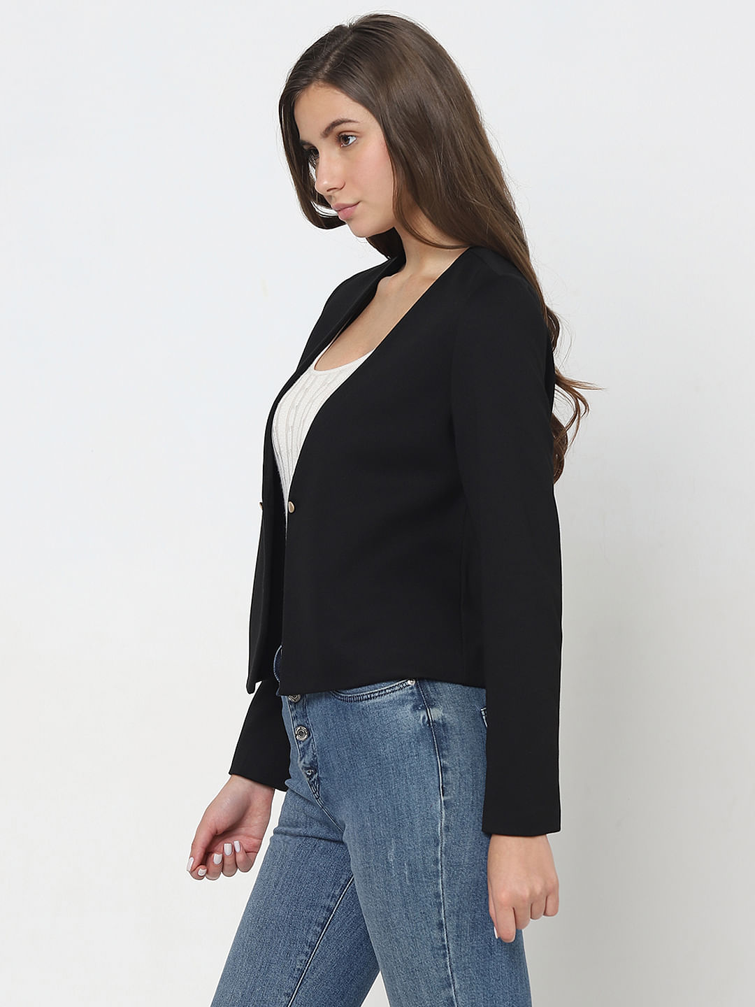 Open hotsell black blazer