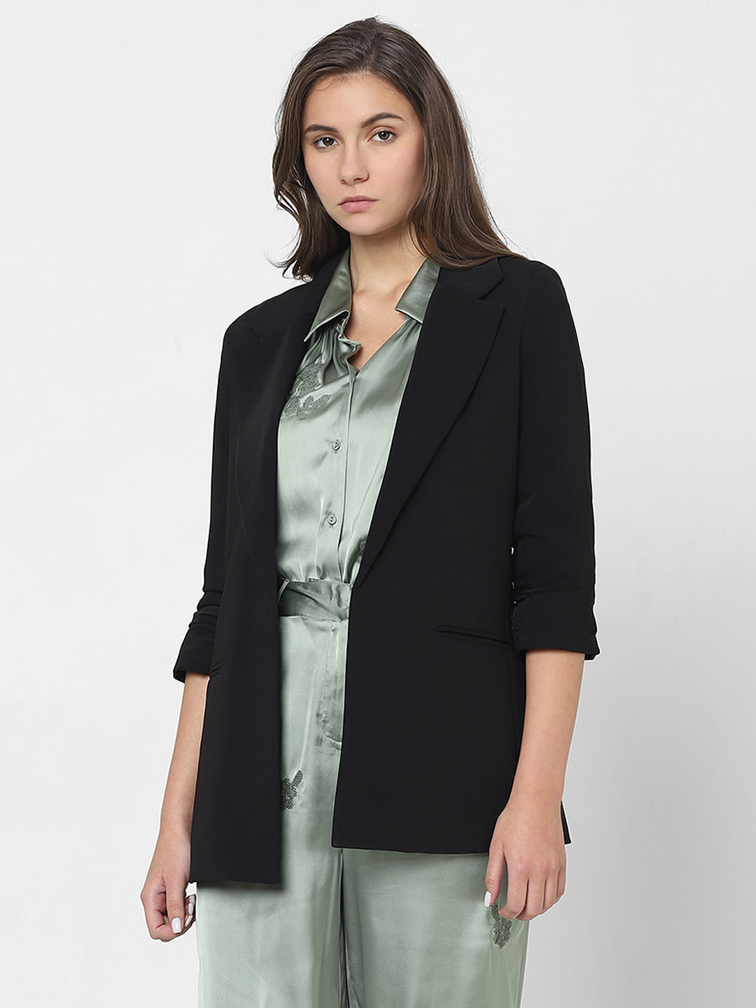 Tailored black blazer on sale womens