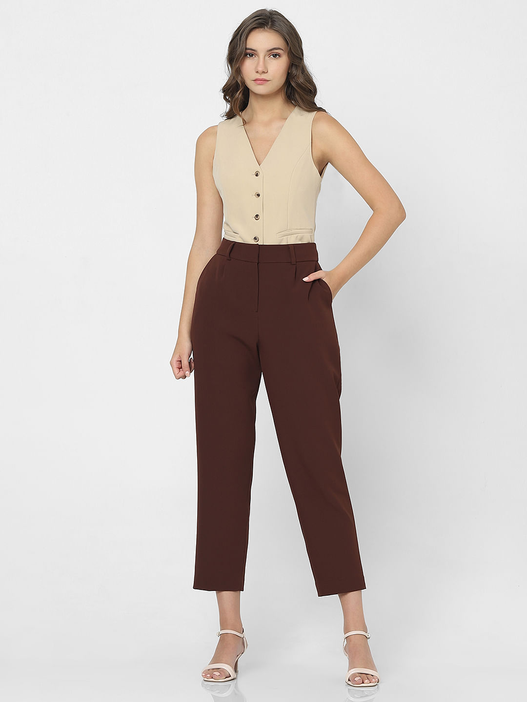 Buy MANIX Women's Rayon Stretchable Palazzos Comfortable Wear Pants (Dark  Brown) - Size: 2X-Large Online at Best Prices in India - JioMart.