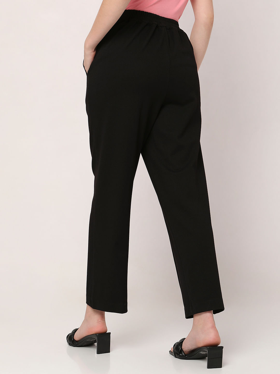 Buy Black Trousers  Pants for Women by KRAUS Online  Ajiocom