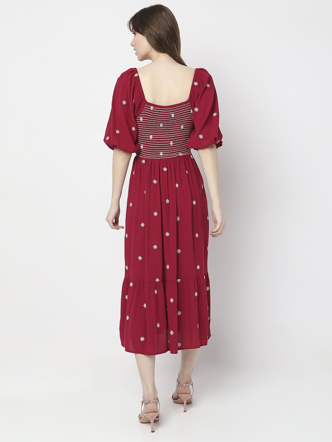 Vero moda red on sale polka dot dress