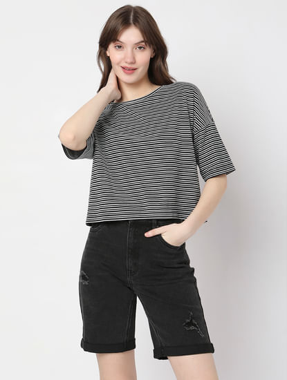 Black Striped T-shirt