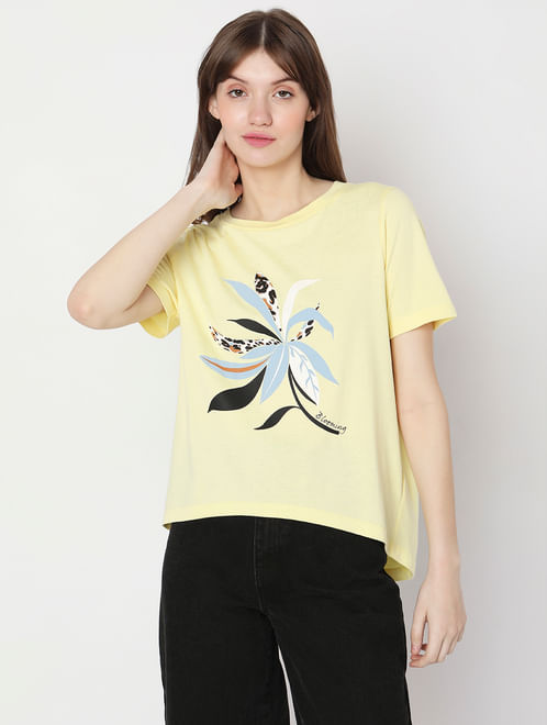 Yellow Floral T-shirt