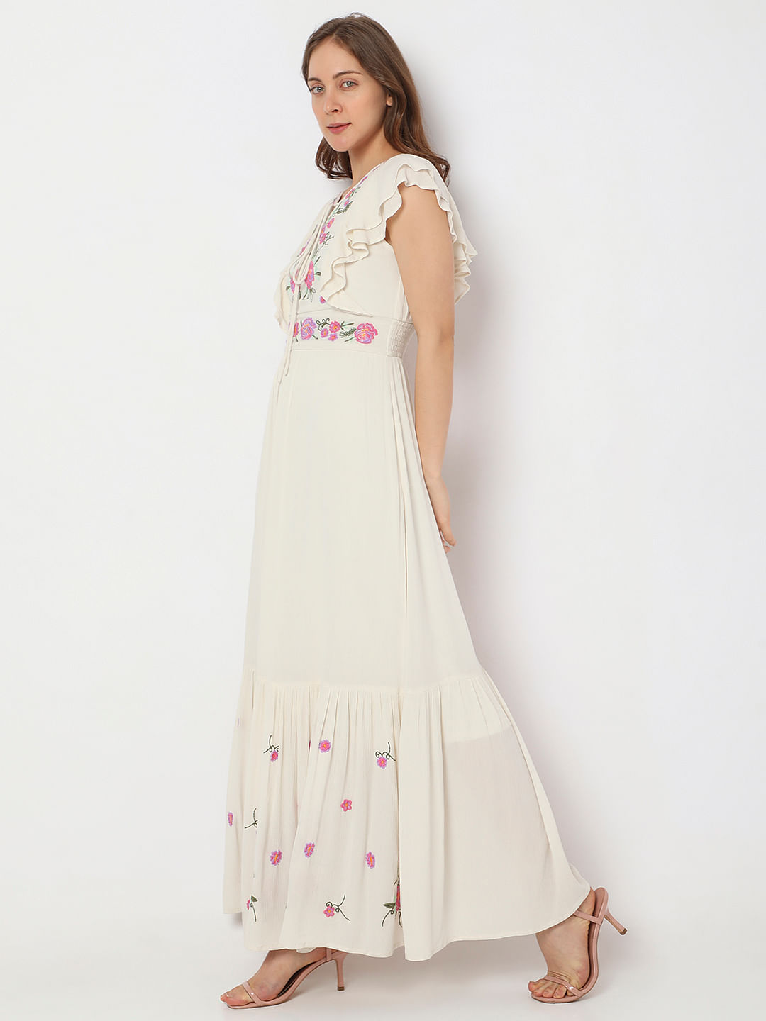 Summer White Floral Chic Luxury Maxi Dress Women Short Sleeve Elegant  Suitable Dresses on Request 2023 Korean Bodycon Prom Dress