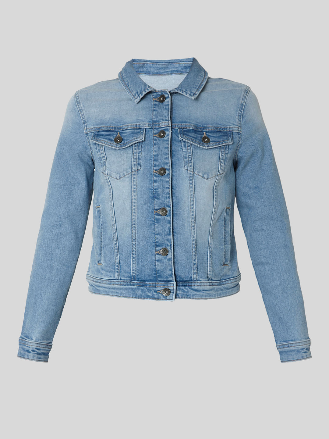 Buy Rigo Blue Denim Jacket for Women's Online @ Tata CLiQ