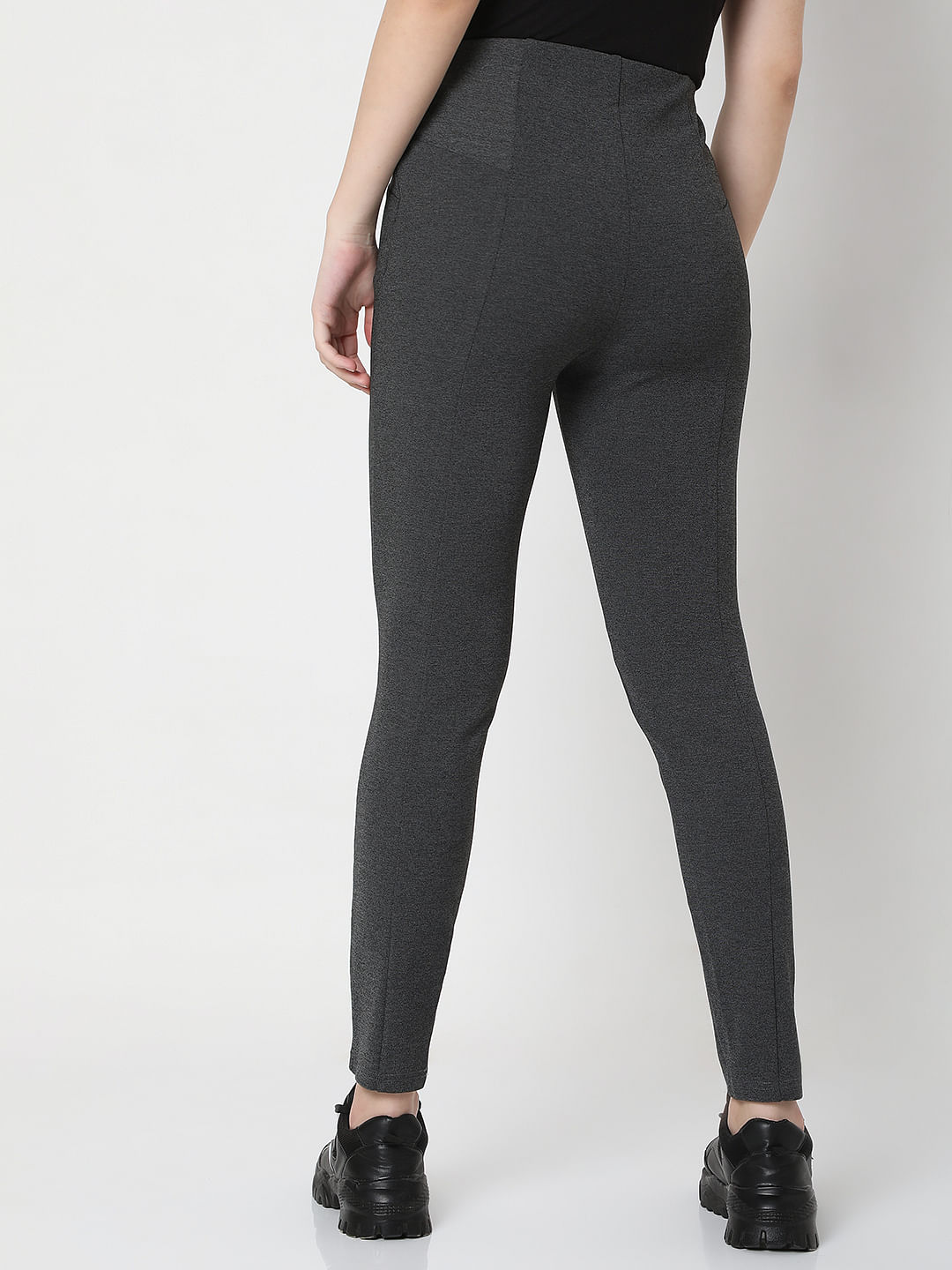 Victorias Secret PINK Logo Waist Band Flat Yoga Legging Pant Dark Gray XS,  S NWT | eBay