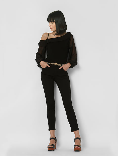 Buy MAATE Women Black Slim fit Jegging Online at Low Prices in India 