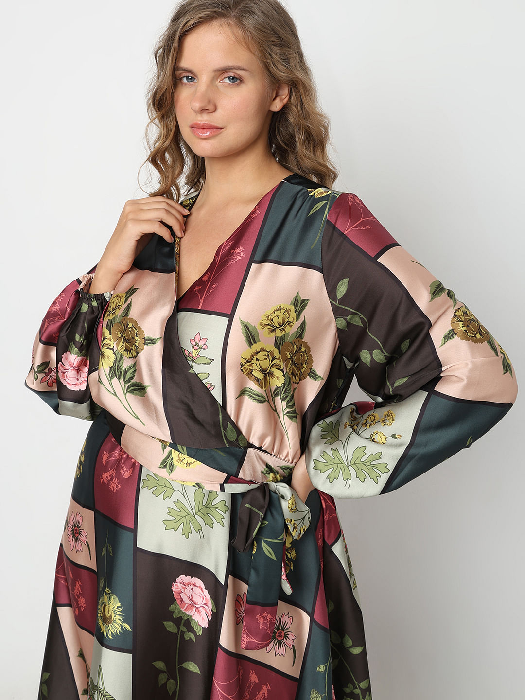 Curve hot sale kimono dress