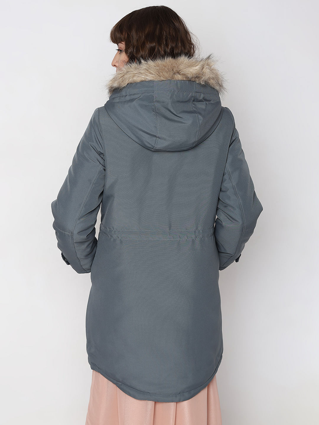 Only fur store hooded jacket