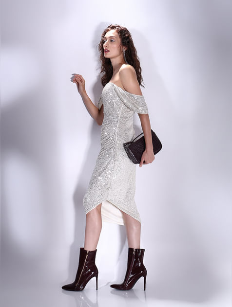 Buy GOTHIC STYLE WHITE DRESS for Women Online in India