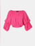 MARQUEE Pink Voluminous Sleeves Co-ord Set Top