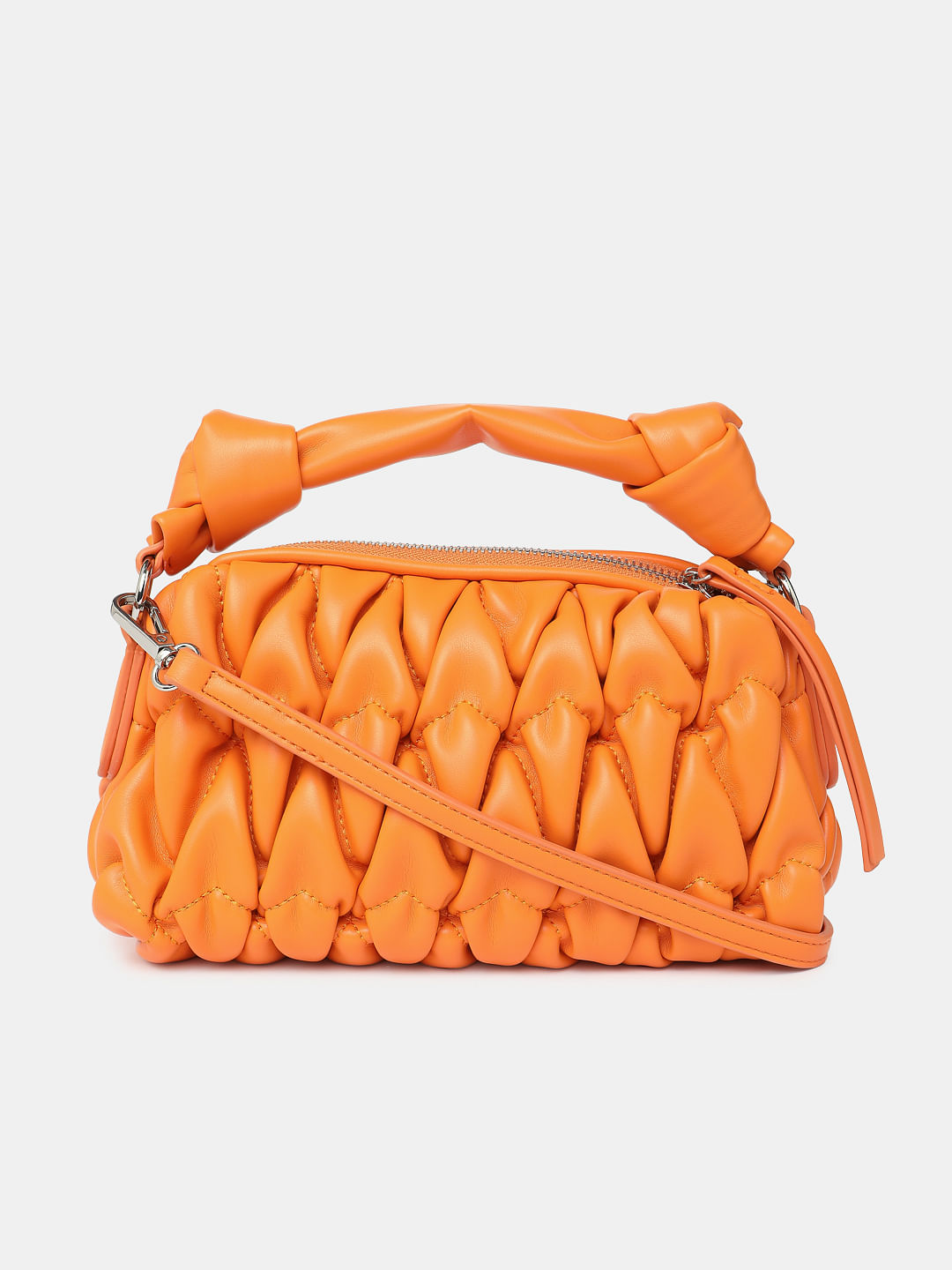Lavie Sling and Cross bags  Buy Lavie Orange Stripes Sling Bag Online   Nykaa Fashion