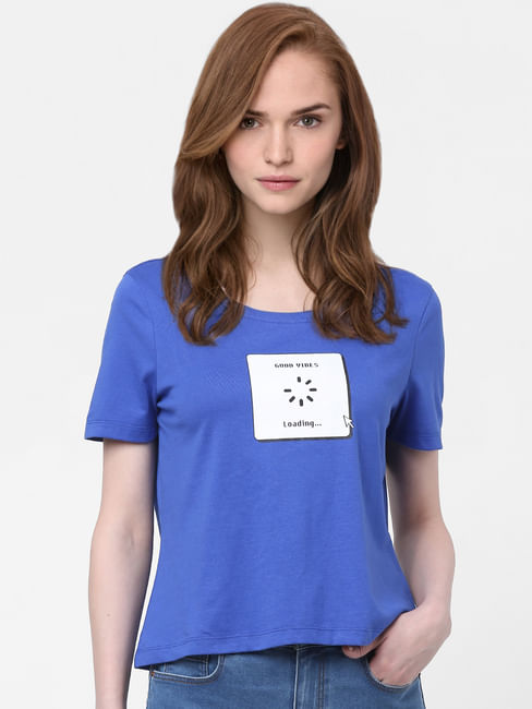 Blue Graphic T-shirt