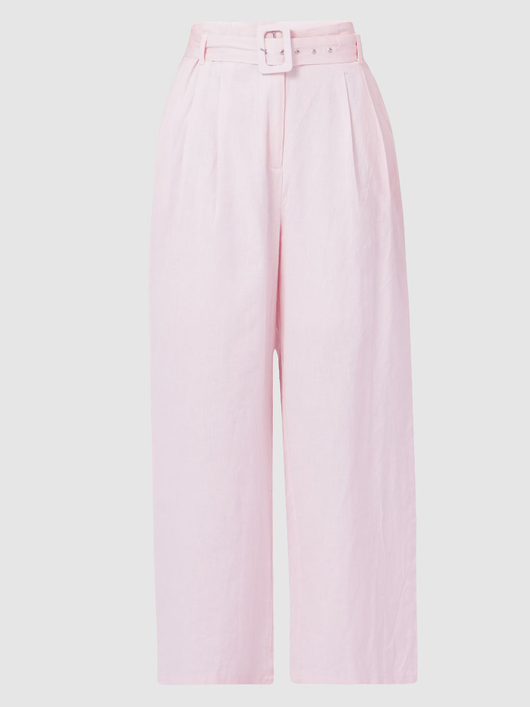Twill utility trousers - Bright pink - Ladies | H&M IN