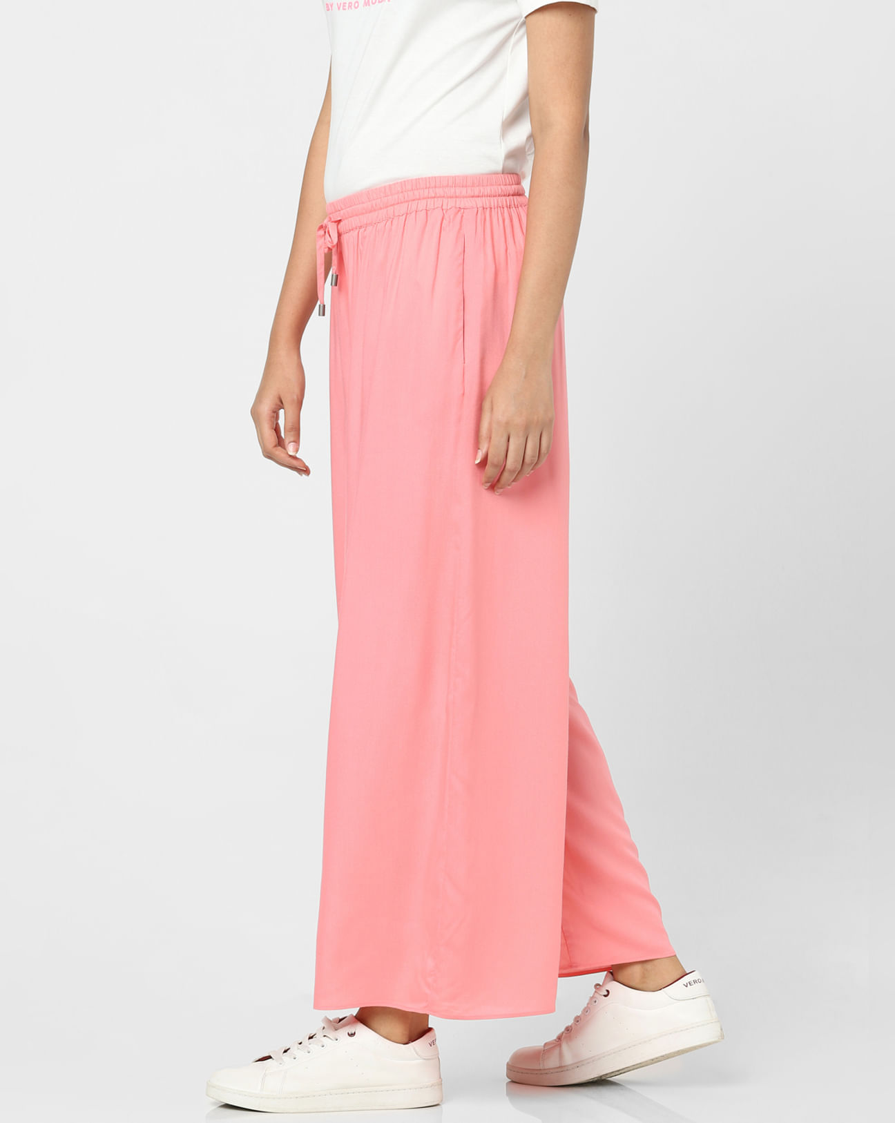 Buy Light Pink Trousers & Pants for Women by Vero Moda Online