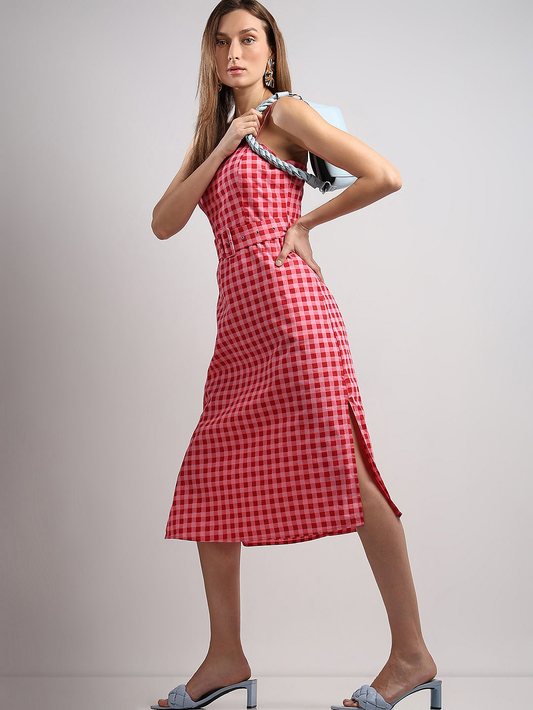 Gingham Picnic Dress - Red – Style Me Luxe
