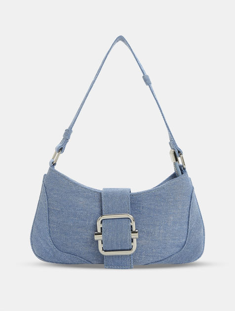 Blue Denim Shoulder Bag