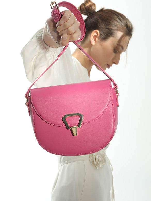 Pink Crossbody Bag