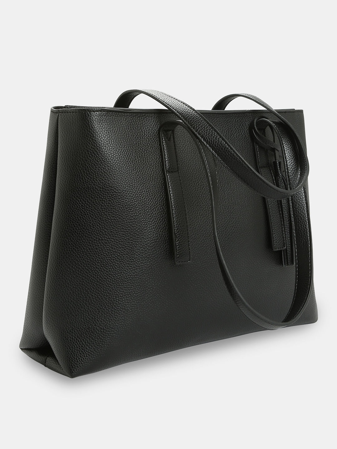 Black tote fashion purse