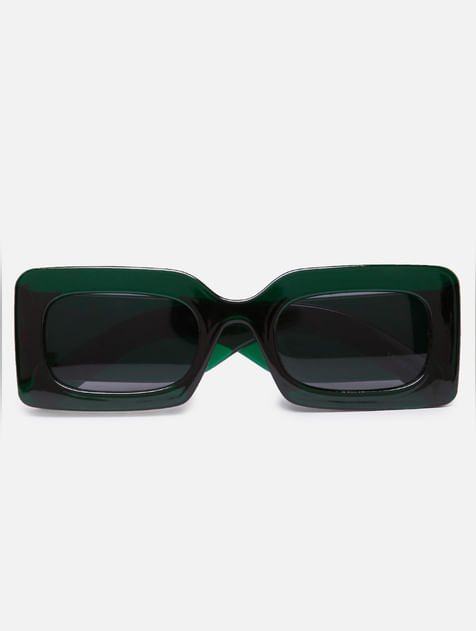 Green Squared Sunglasses