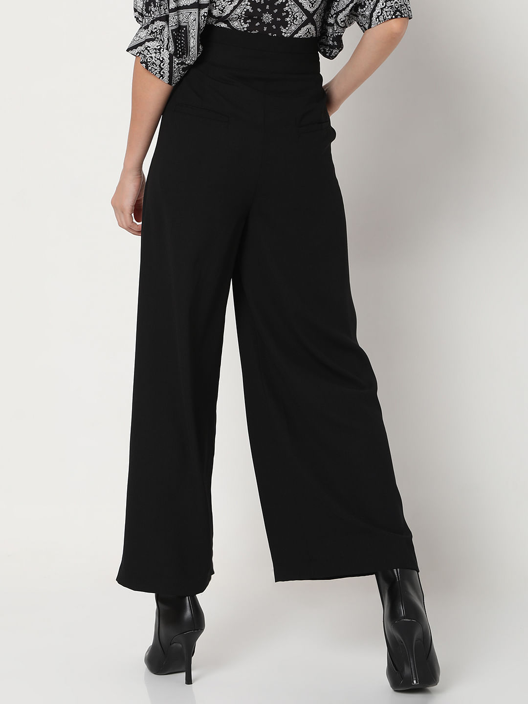 Buy Green Wide Leg Pants for Women Online