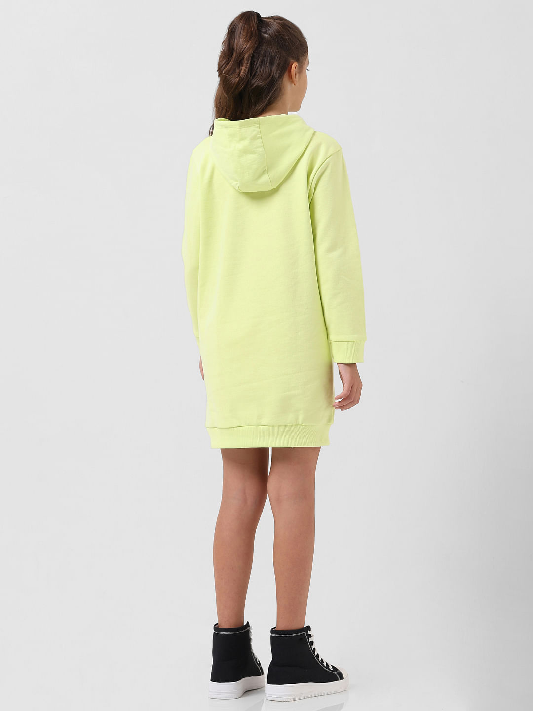 Long-Sleeve Hooded Sweatshirt Dress for Girls | Old Navy