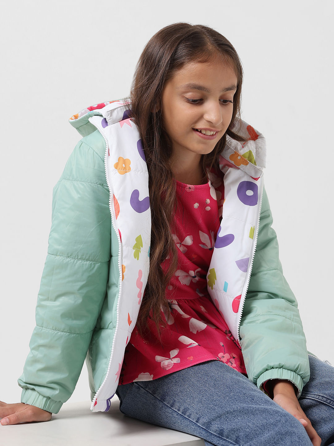 Girls hot sale padded jacket