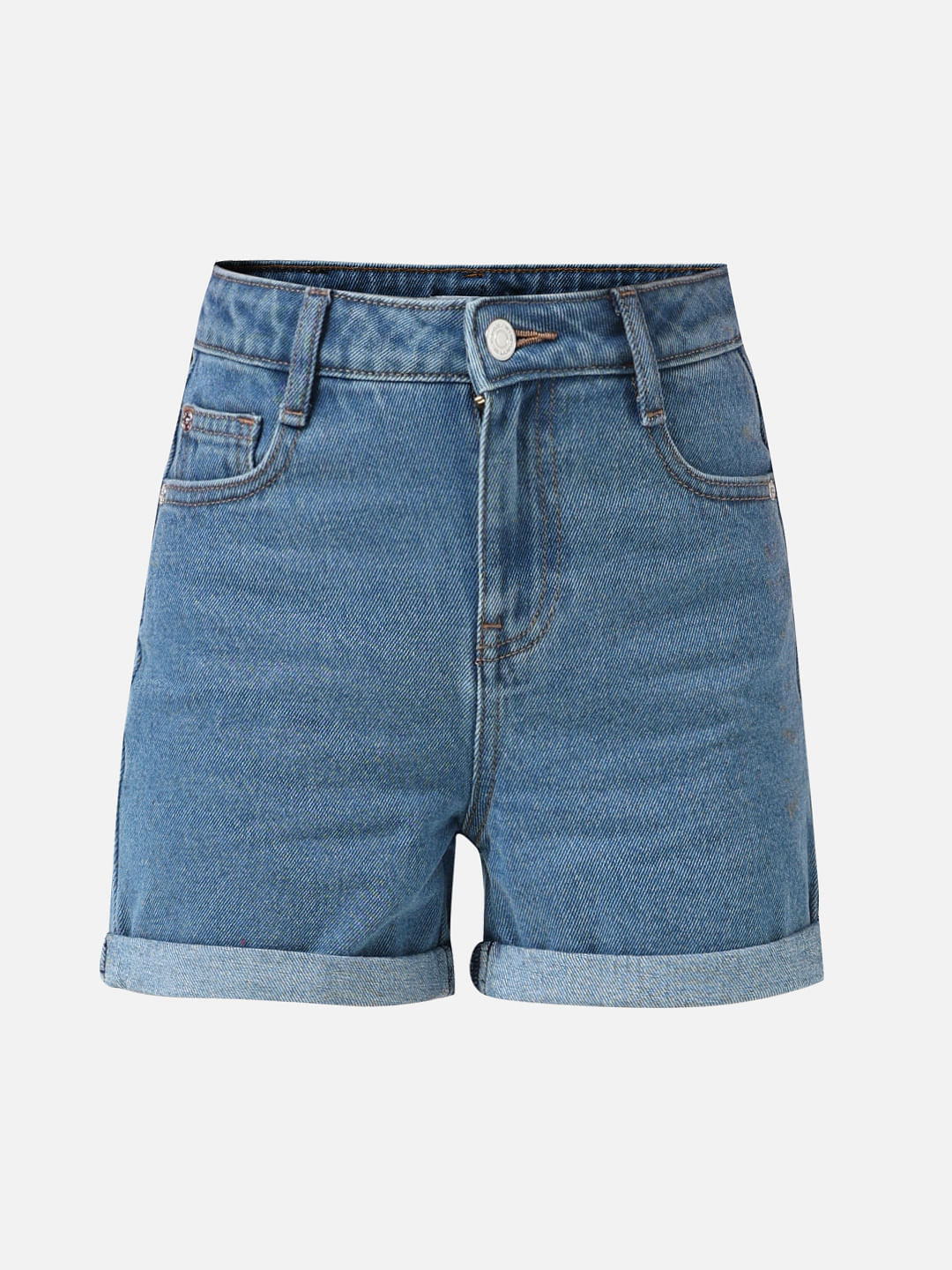 Buy Blue Shorts & 3/4ths for Girls by KG FRENDZ Online | Ajio.com
