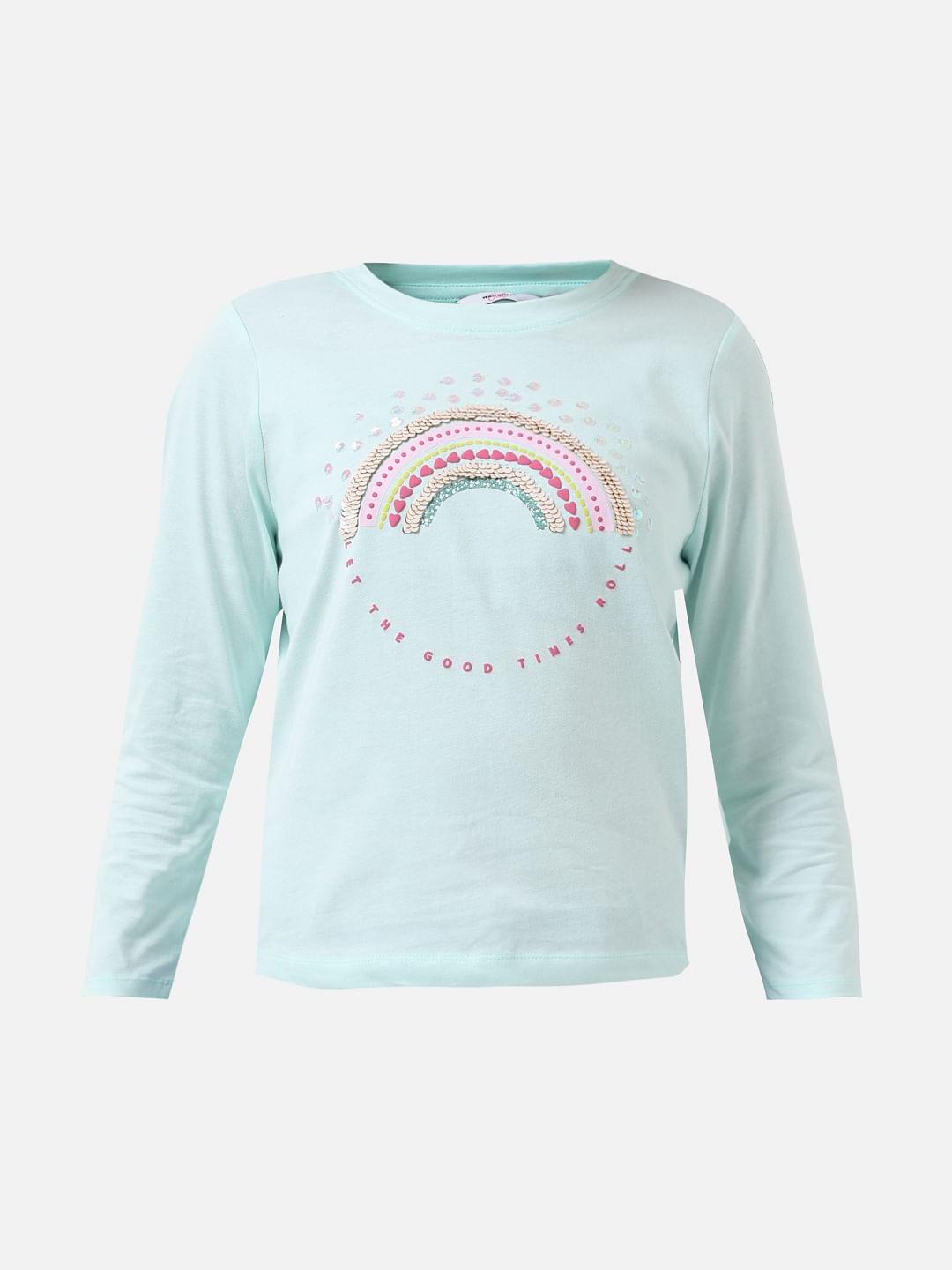 Girls teal outlet shirt