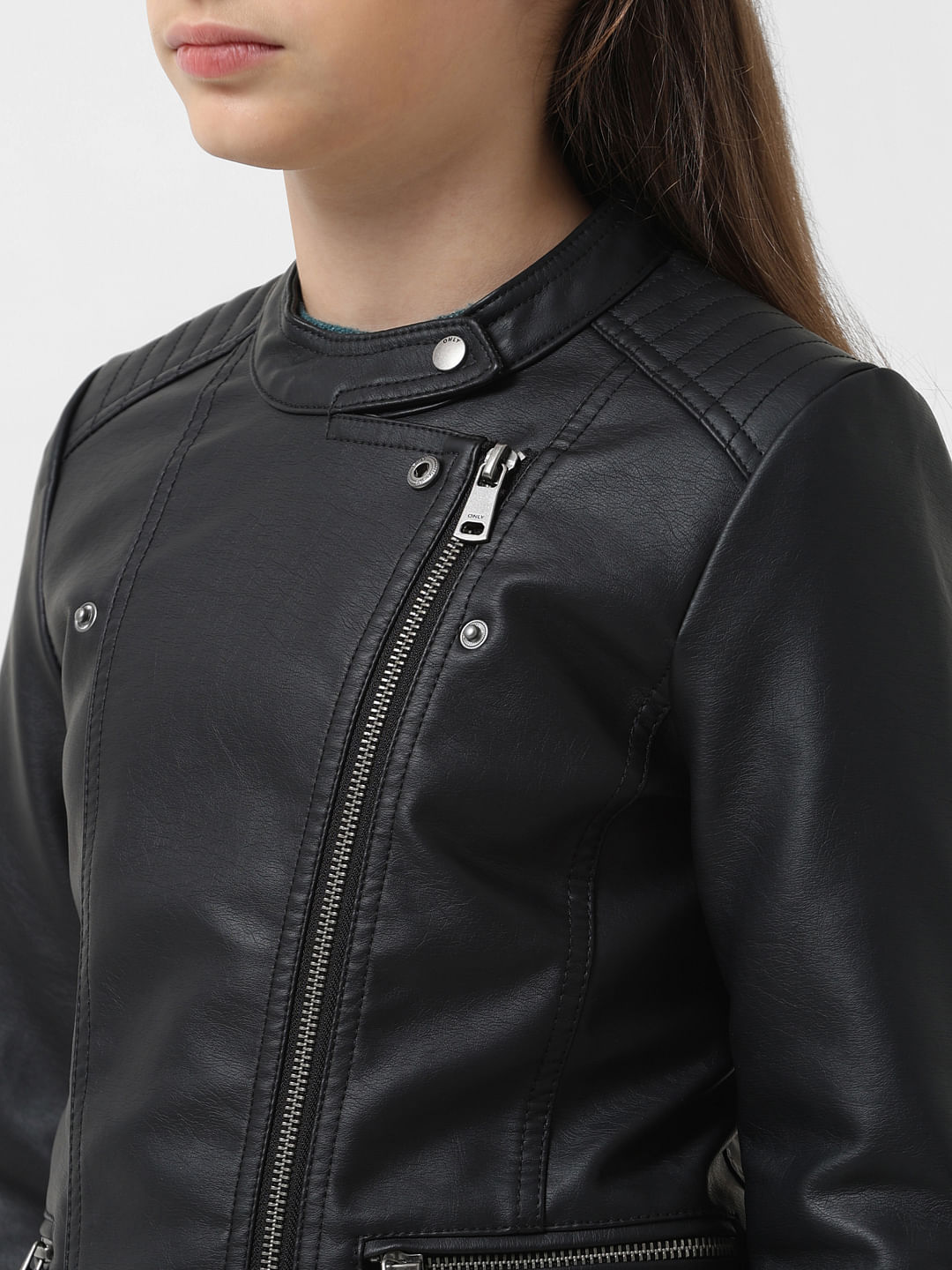 Leather ki jacket on sale girls