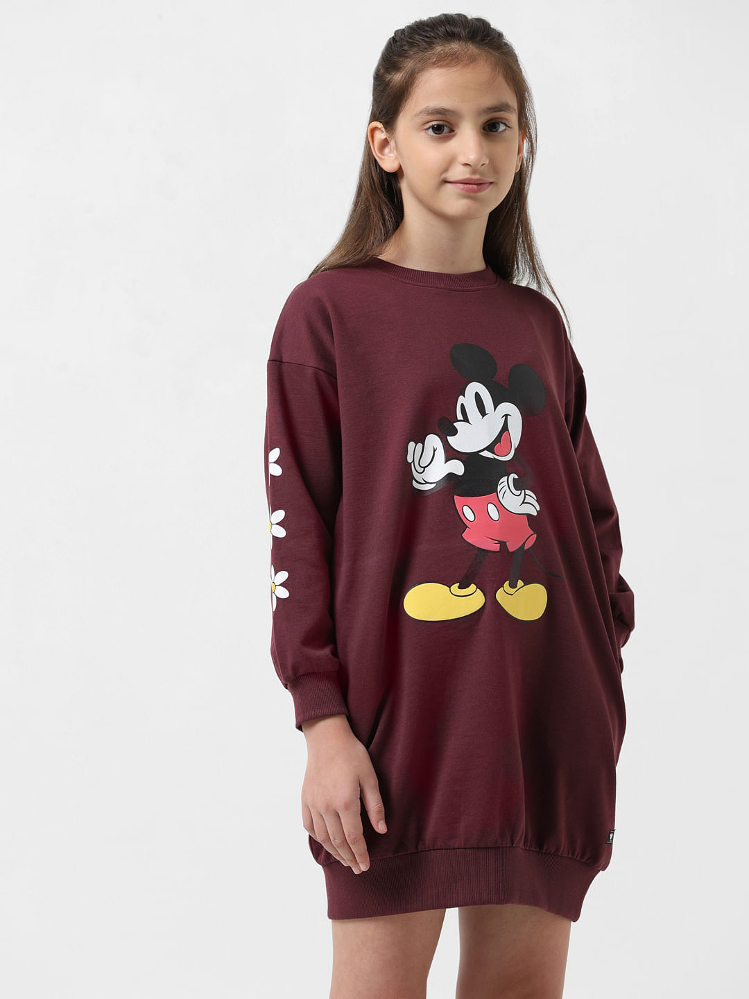 Girls mickey sale mouse sweatshirt