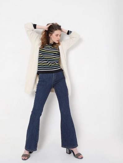 Multi-coloured Striped Pullover
