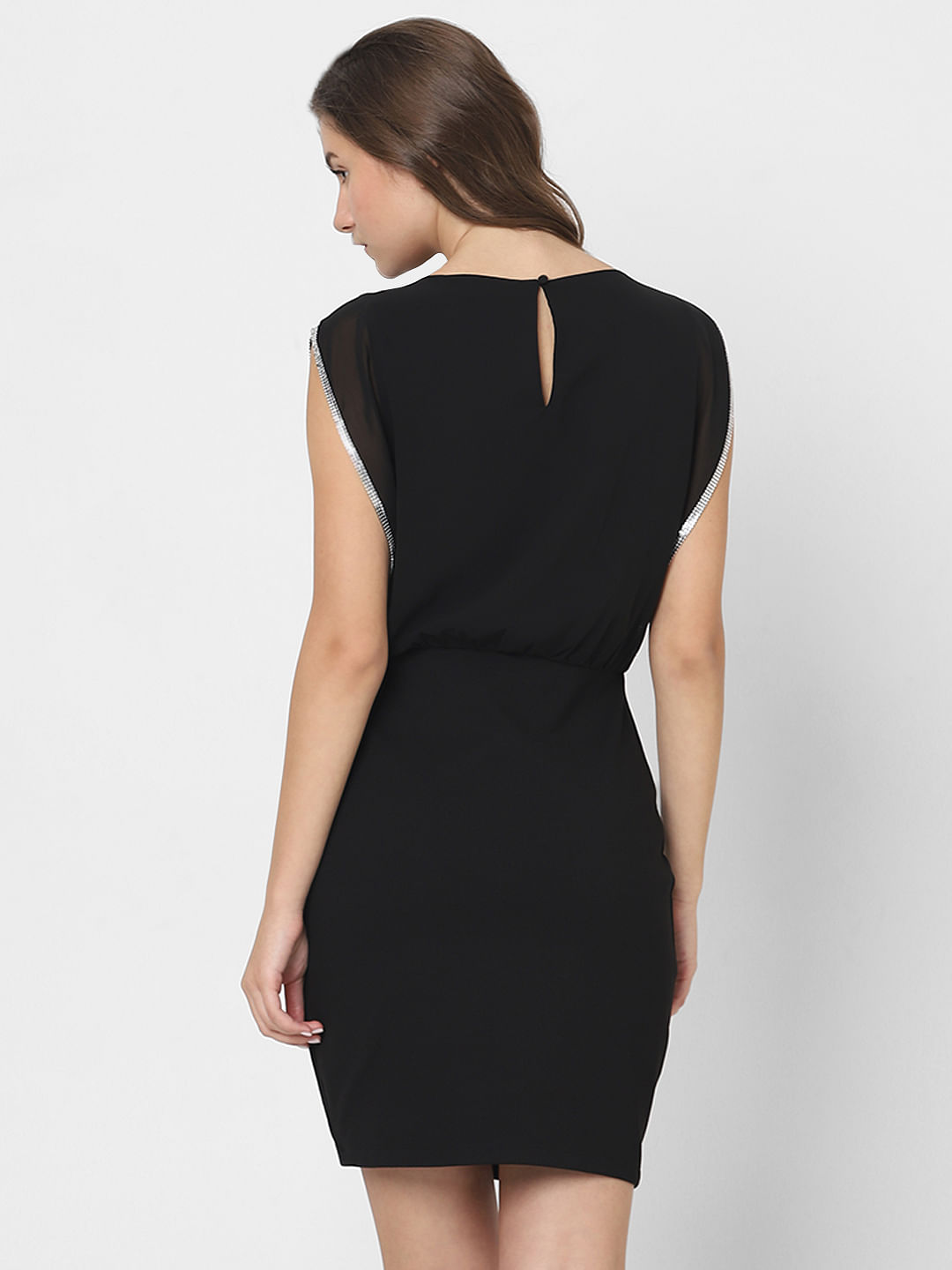Buy Nun Women Black Solid Bodycon Dress - Dresses for Women 2464406 | Myntra