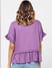Purple Frill Detailing Top