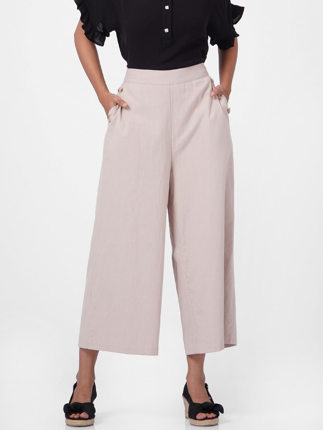 White Culotte Pants  The Platform