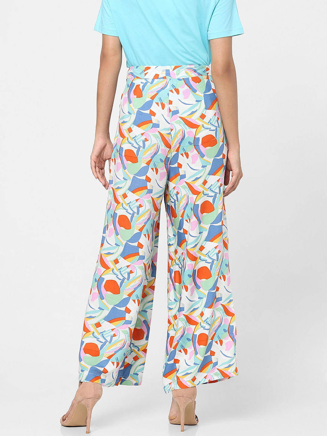 Buy online Women Floralprint High Rise Trouser from bottom wear for Women  by Bobbish By Aj for ₹639 at 57% off | 2024 Limeroad.com