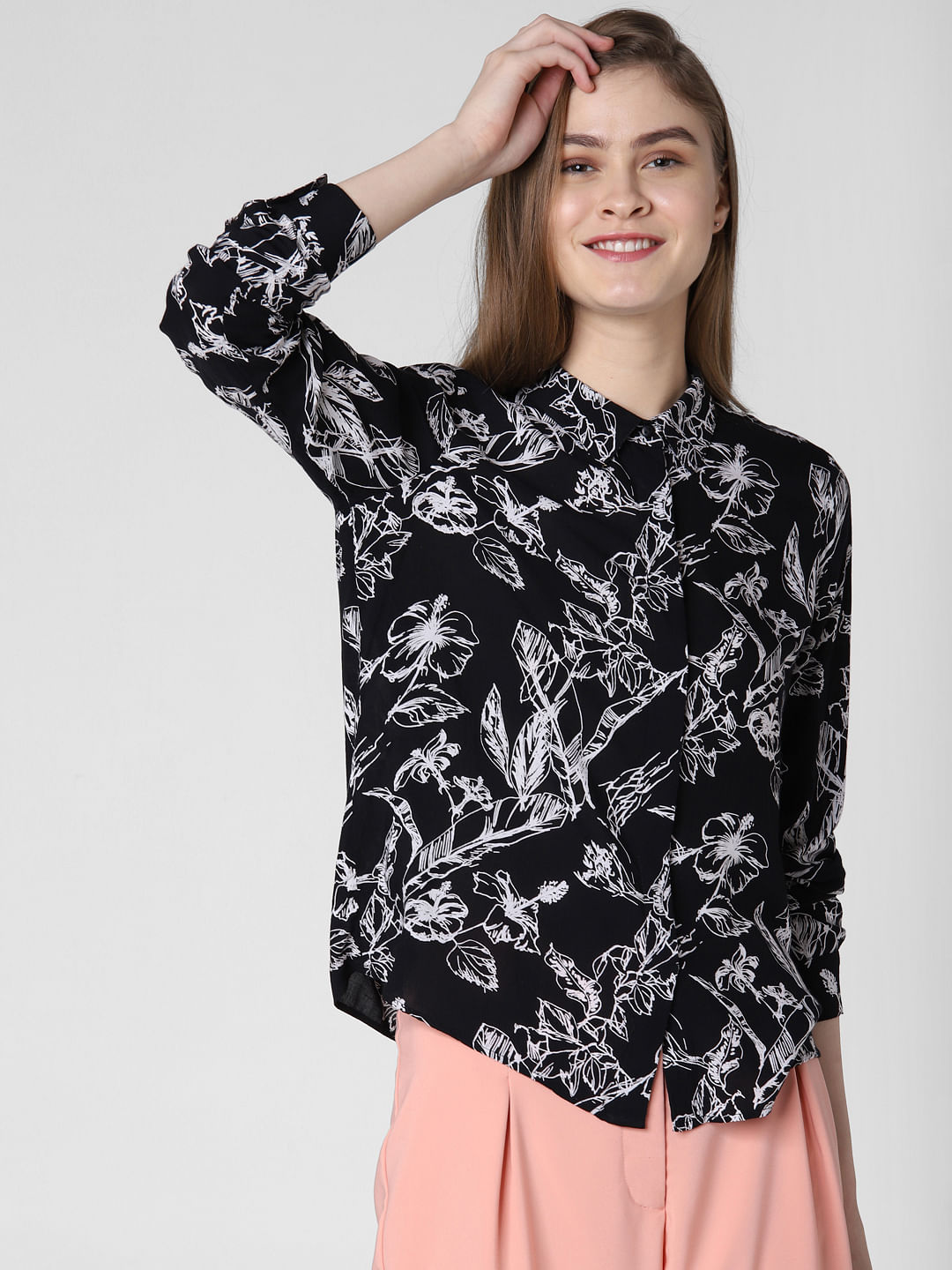 floral print sweatshirt womens