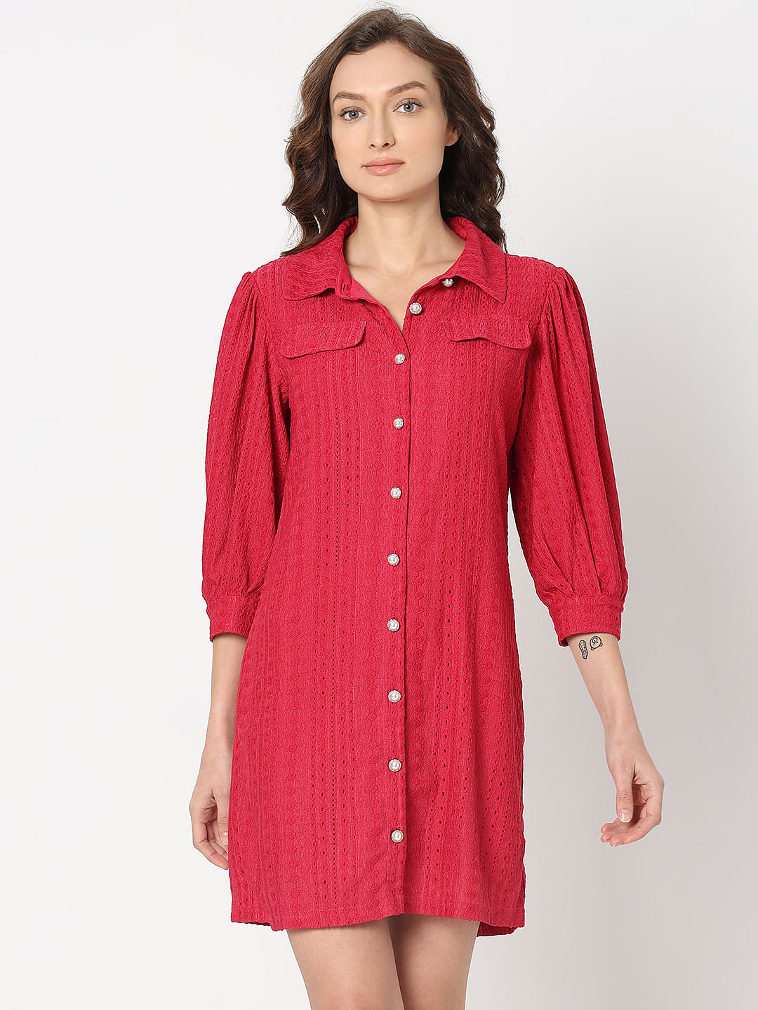 Women's Dresses Loose Printed Long Sleeve Irregular Shirt Dress | Dress  shirts for women, Long sleeve shirt dress, Womens dresses