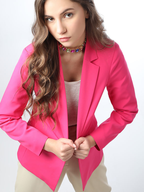 Pink Tailored Blazer