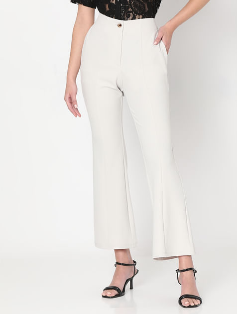 Off-White High Rise Flared Pants