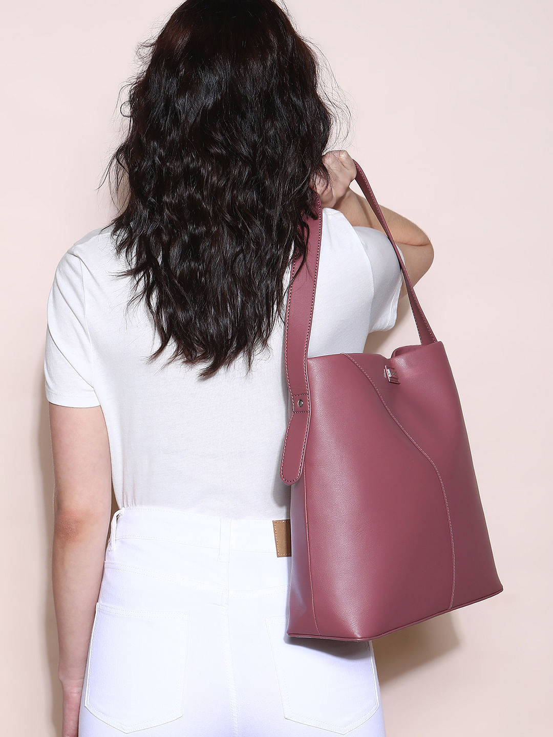 Shop Solid Shoulder Bag Online | R&B UAE